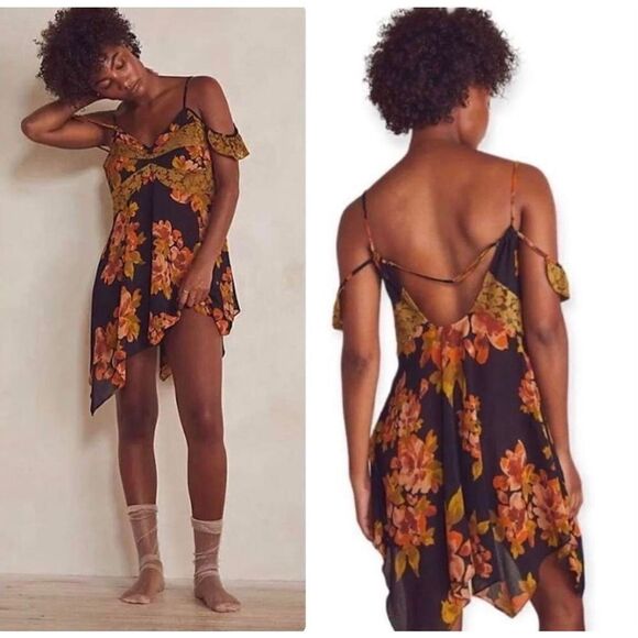 Free People Monday Morning Trapeze Slip Dress Size S - Picture 1 of 7